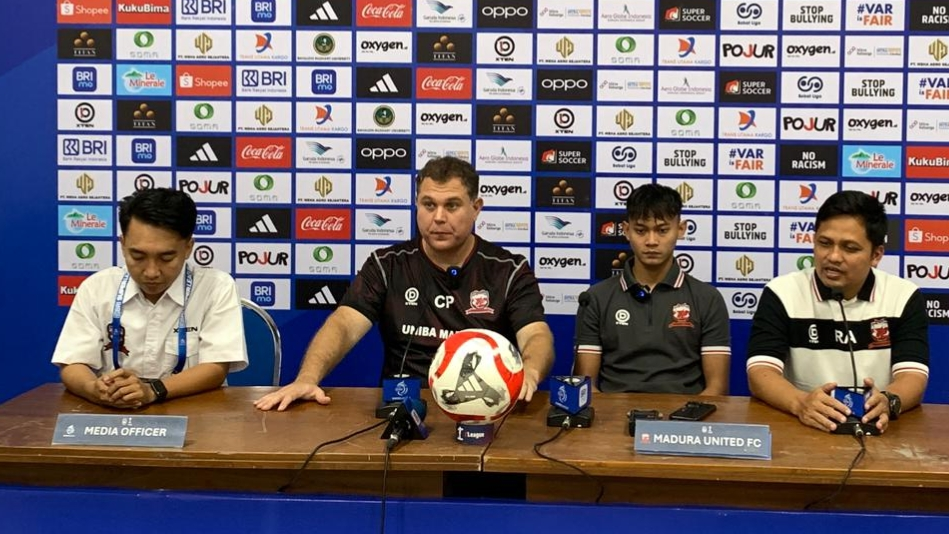 Carlos Ungkap Biang Keladi Kekalahan Madura United atas Malut United