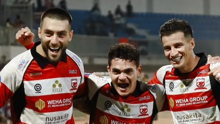 Brace Dimitar Mitkov Antarkan Madura United Kalahkan Persijap Jepara