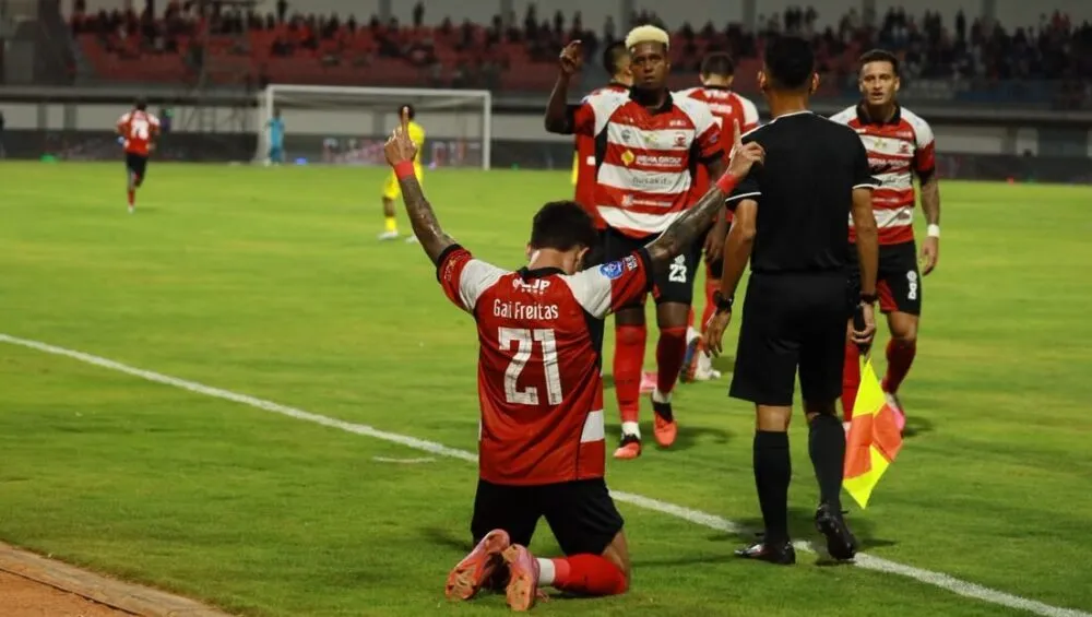 Madura United Putus Catatan Buruk Lawan PSIM Yogyakarta
